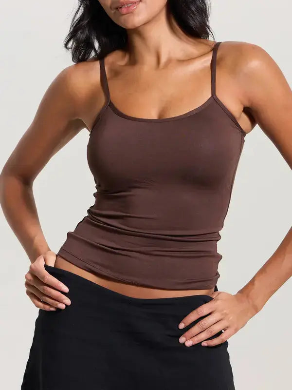 Braless Camisole with Built-In Bra