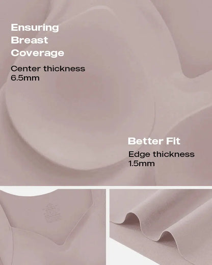 Long-Sleeve Sculpt with Built-In Bra (Champagne)
