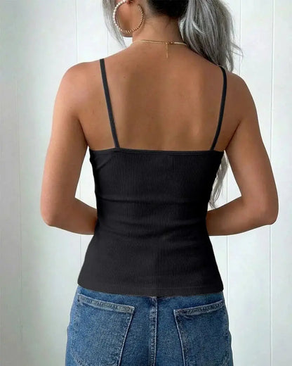 French-Inspired Camisole with Built-In Bra