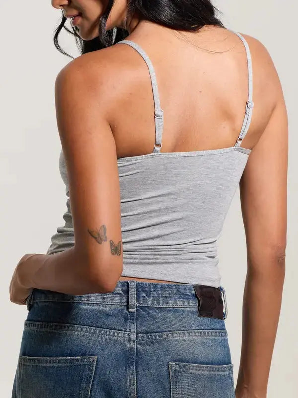 Braless Camisole with Built-In Bra
