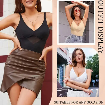 Tummy Control Camisole with Built-In Bra