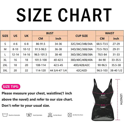 Tummy Control Camisole with Built-In Bra