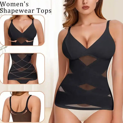 Tummy Control Camisole with Built-In Bra